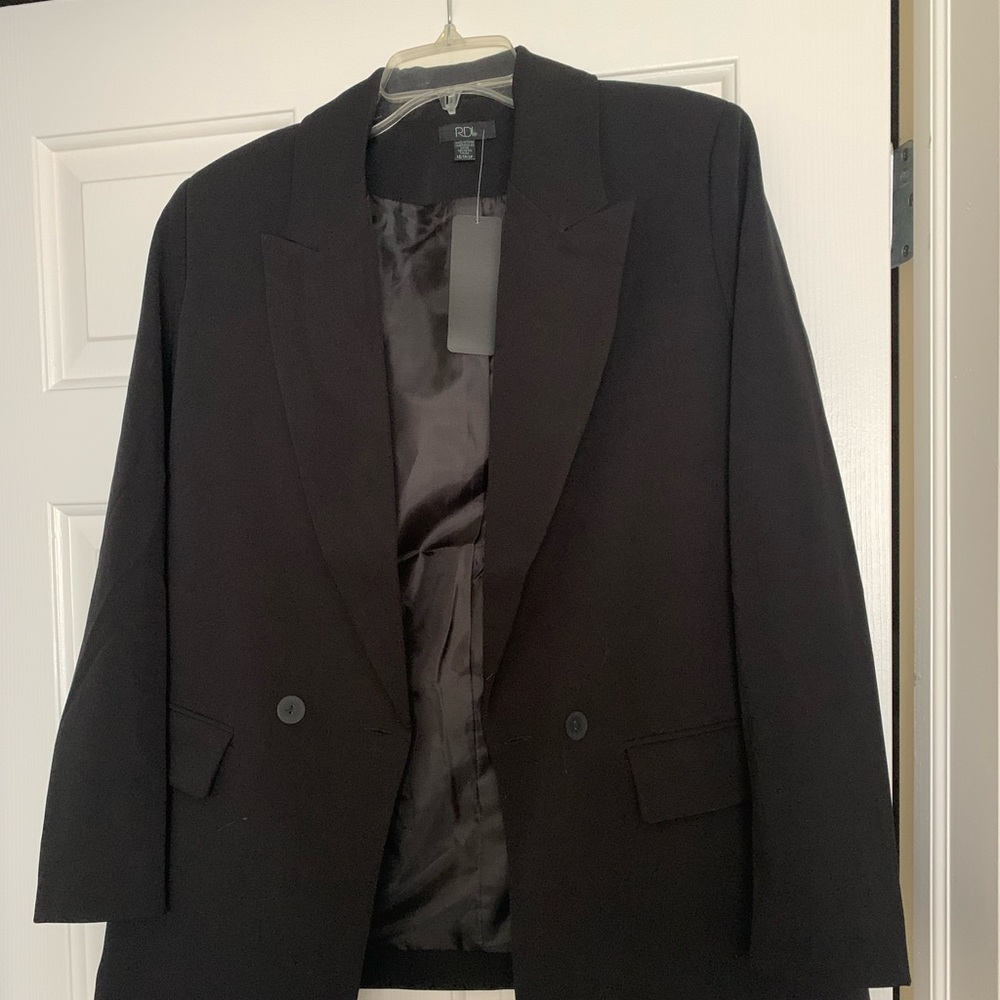 Black oversized blazer